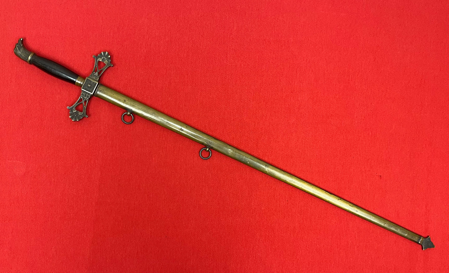 Pre-Civil War Militia Eagle Head Sword W.V.C Shield Circa 1830-50