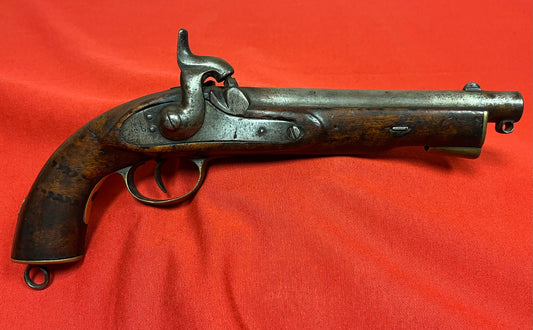 P1858 BRITISH EAST INDIA GOVERNMENT (EIG) PATTERN 1858 PERCUSSION .56 CAL. SINGLE SHOT CAVALRY PISTOL