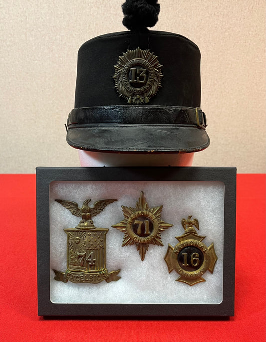 U.S. Indian Wars / Spanish American War - New York National Guard Cap & Insignia