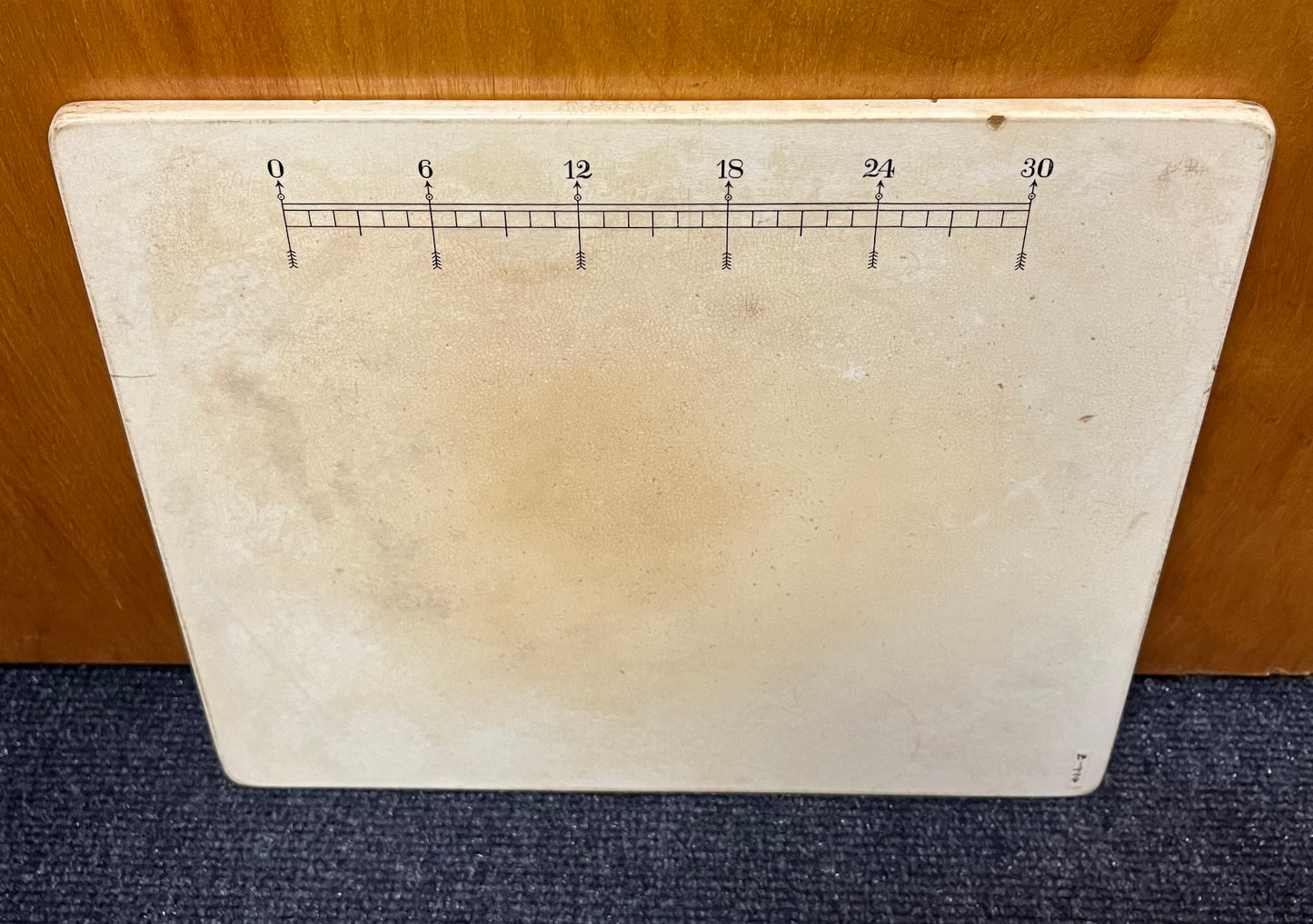 19th Century Pharmacist Chemist Apothecary Pill Tile Slab Ironstone #3