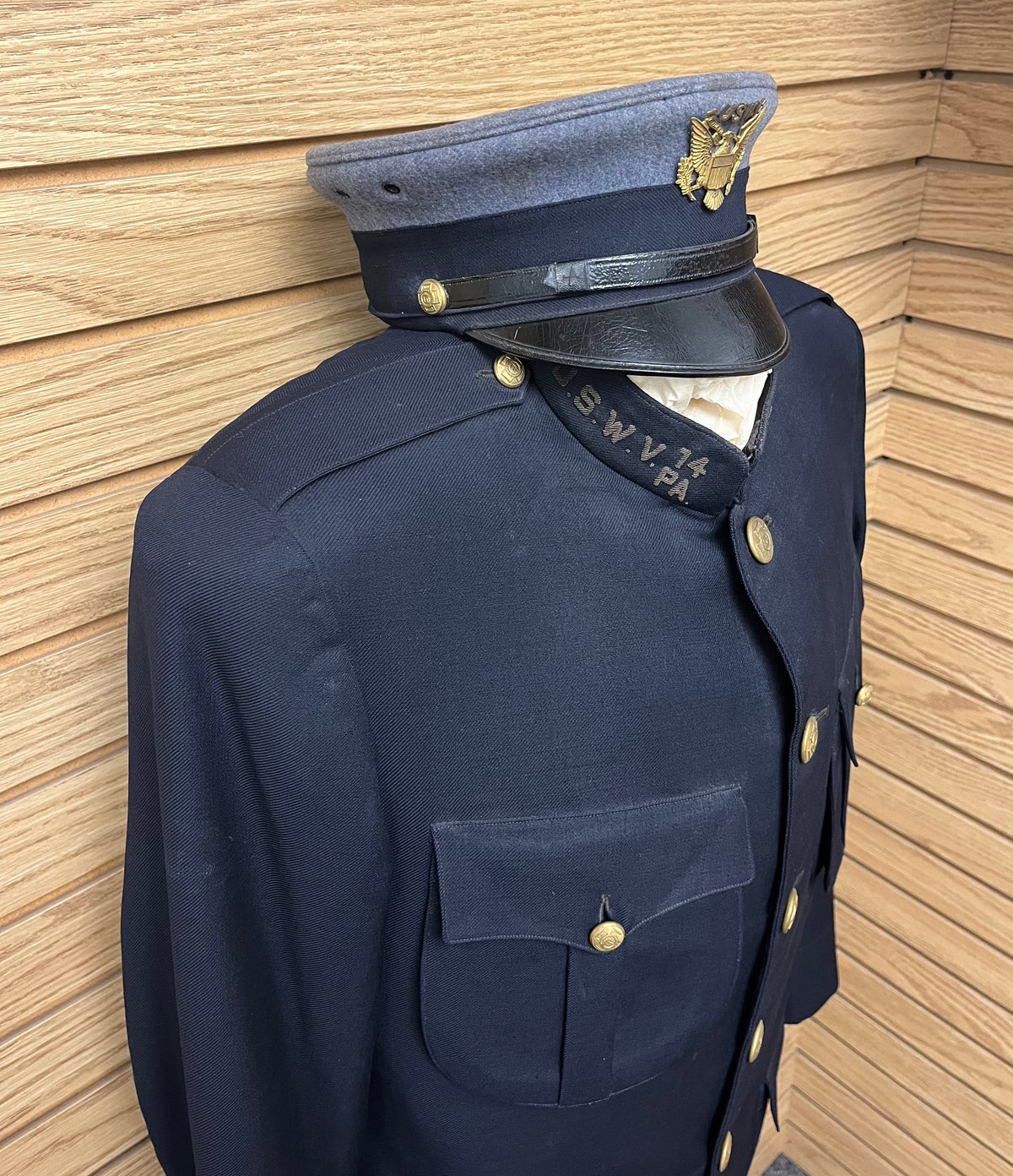 U.S. SPANISH AMERICAN WAR VETERAN’S UNIFORM - 14TH P.A. (NAMED) WILLIAM HUDSON