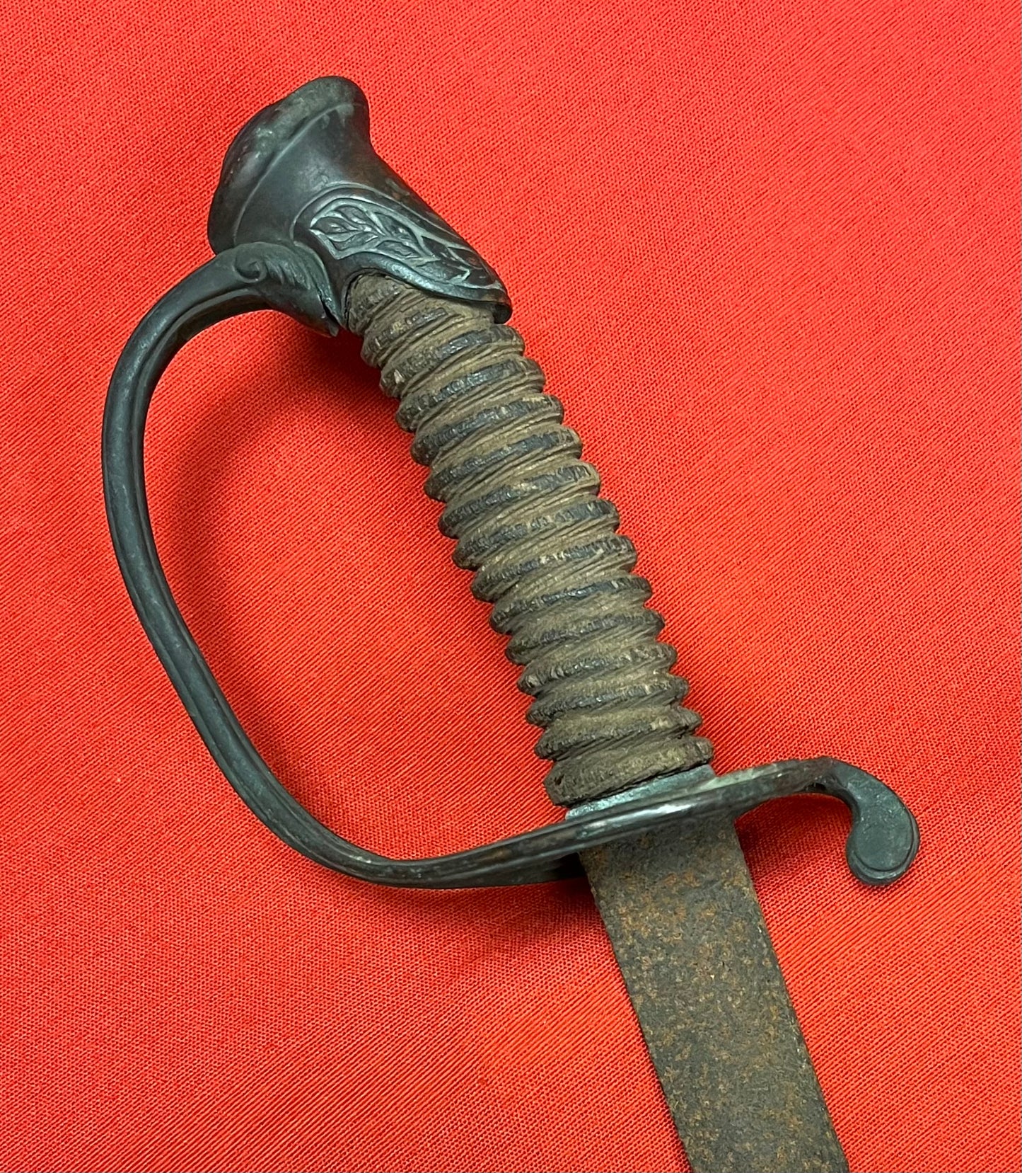Civil War M1850 Foot Officers Sword Battlefield Pickup - Relic Condition