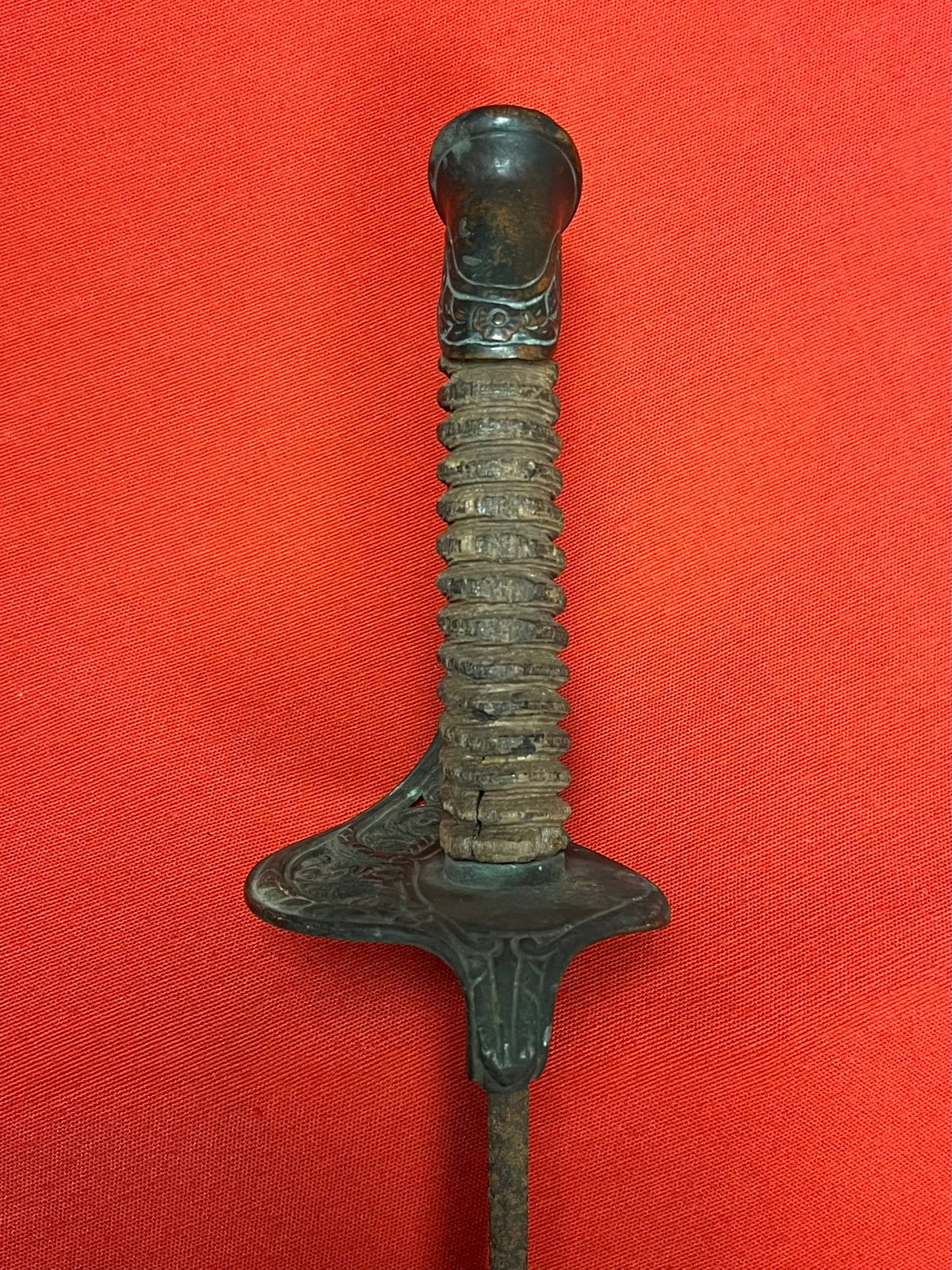 Civil War M1850 Foot Officers Sword Battlefield Pickup - Relic Condition