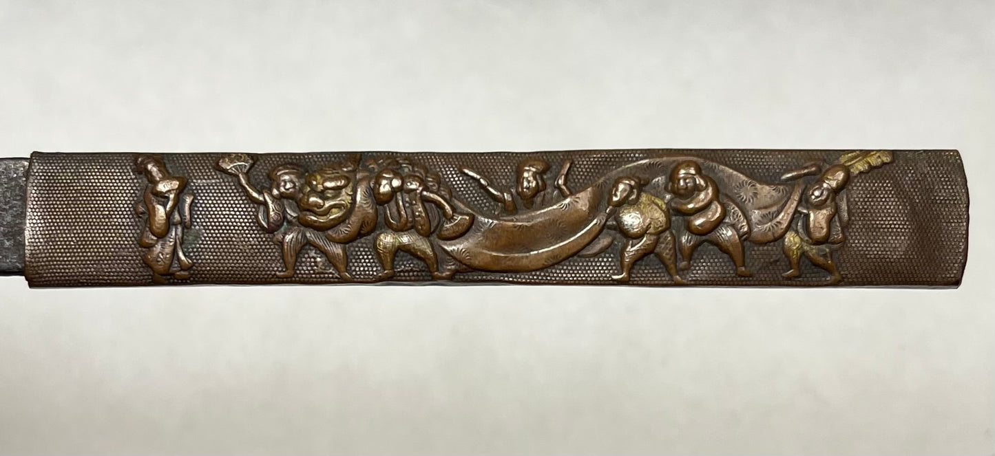 Japanese (Kozuka) Knife Handle with Blade for Katana
