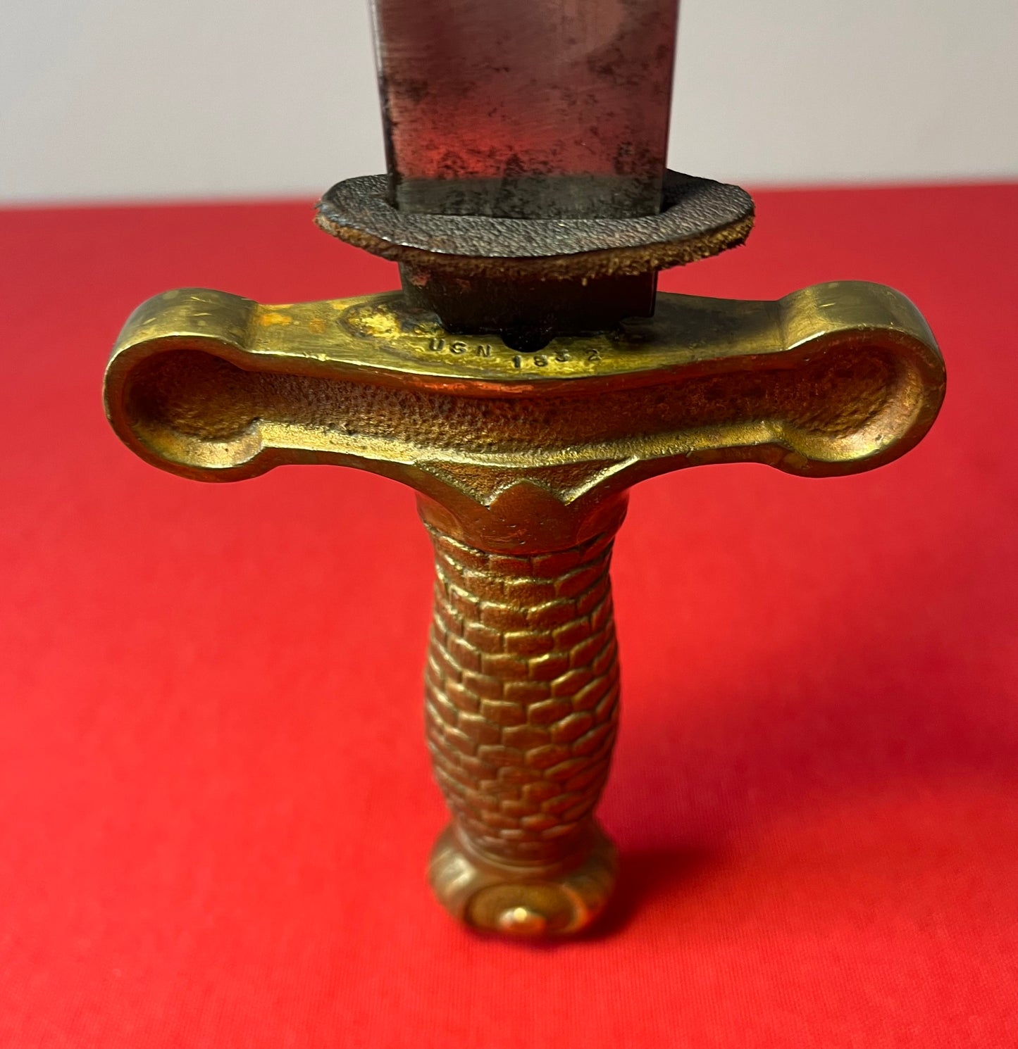 1870 U.S.N Naval Style “Boarding” Short Sword - Guard Stamped U.S.N 1832 M-1832