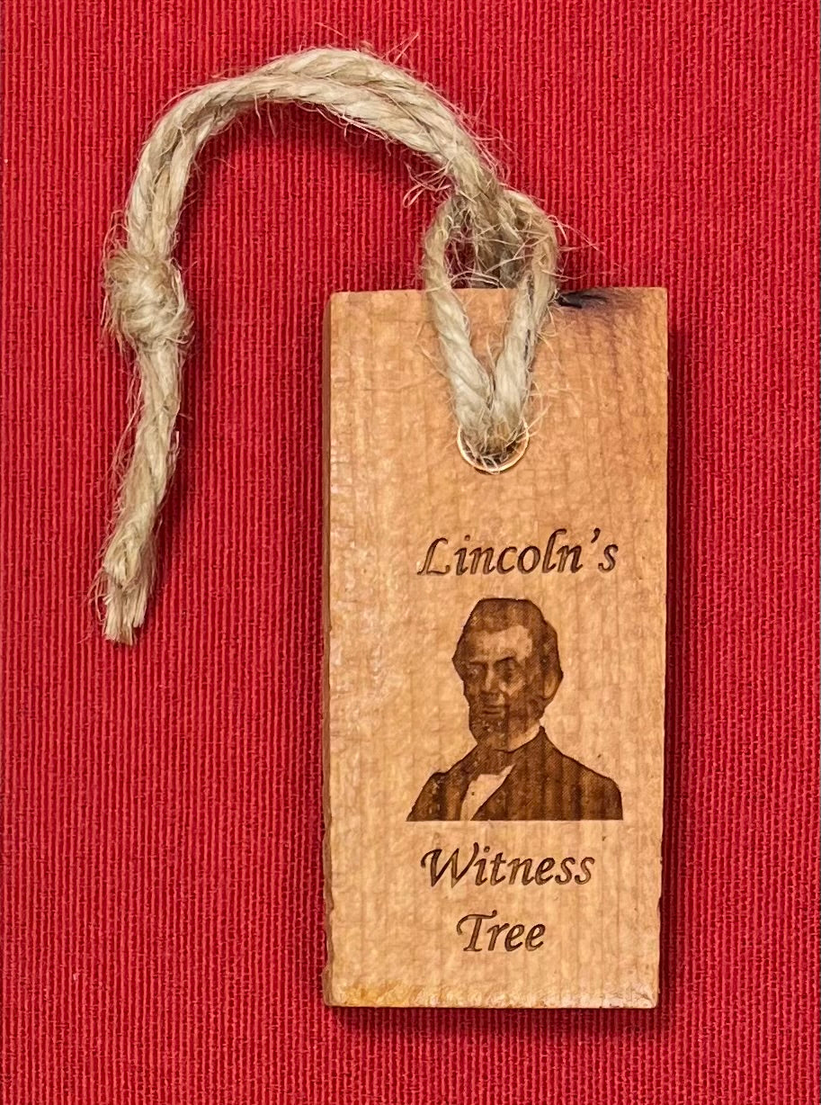 Gettysburg President Abraham ￼Lincoln (Witness Tree) Wood - Gettysburg Address