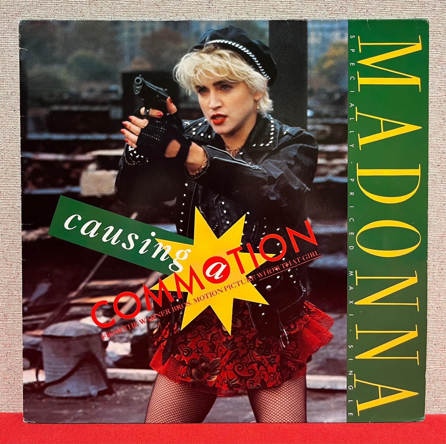 Madonna (Autographed) Causing a Commotion / Jimmy Jimmy 80’s European SIGNED!!!