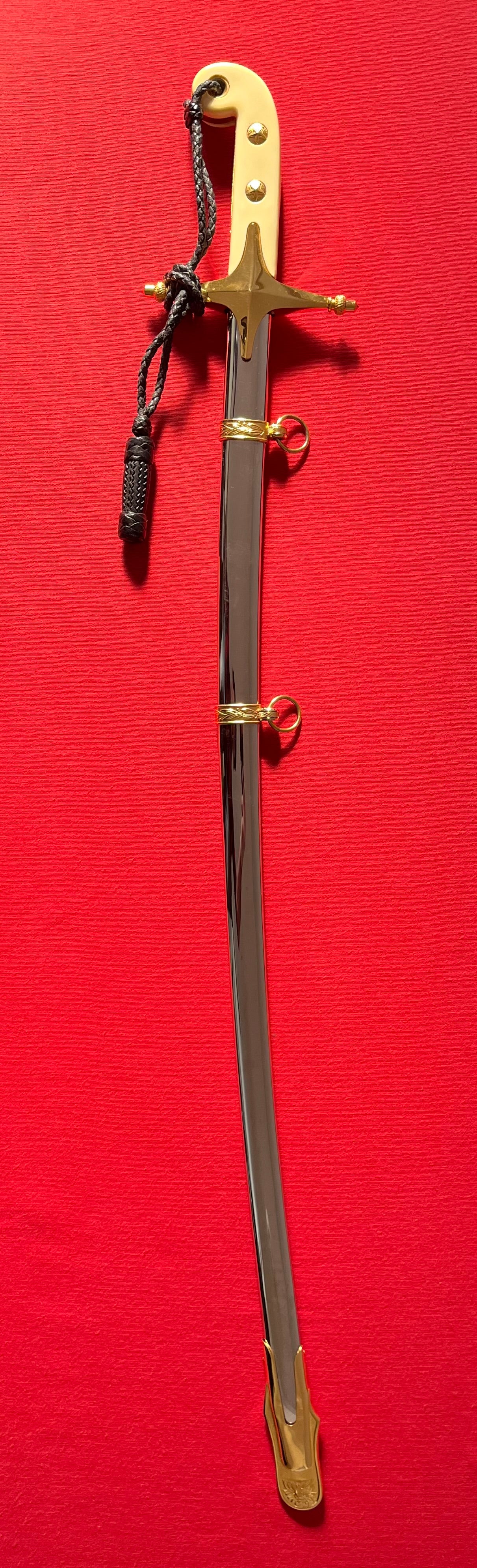 U.S Marine Corps Officer's Mameluke Sword by H.H Hilborn-Hamburger - German Made