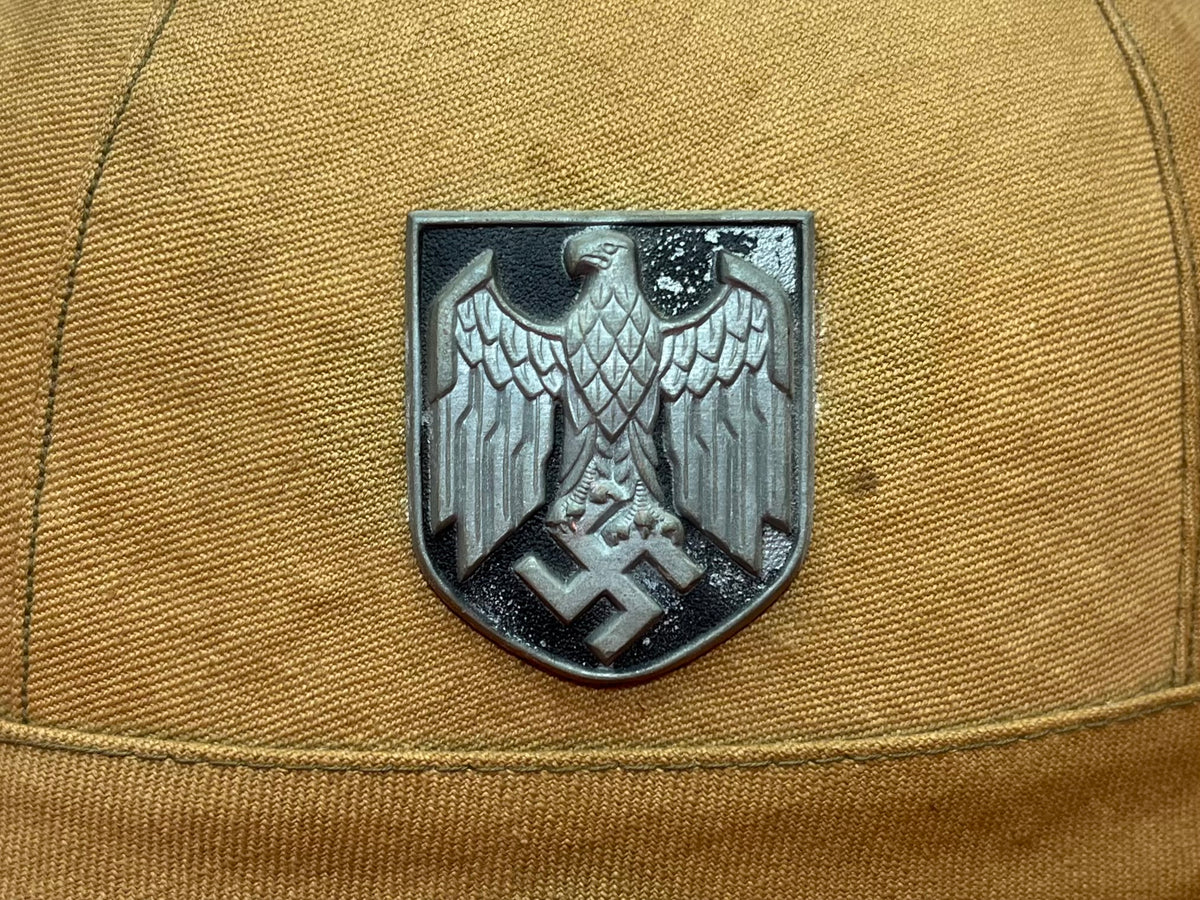 Original WWII German Heer Army Tropical Pith Helmet 1st Pattern