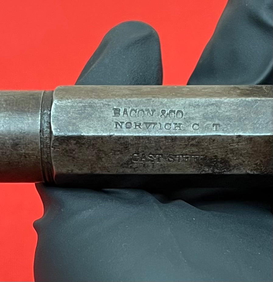 Original U.S. Civil War Era Bacon & Co .34cal Underhammer Rifled Percussion Boot Pistol Circa 1855 Scarce 57 of 500