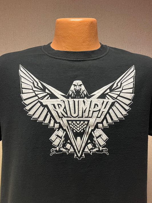 Vintage 80s-90s Triumph Band / Music T-Shirt by M&O Knits 100% Cotton - Medium