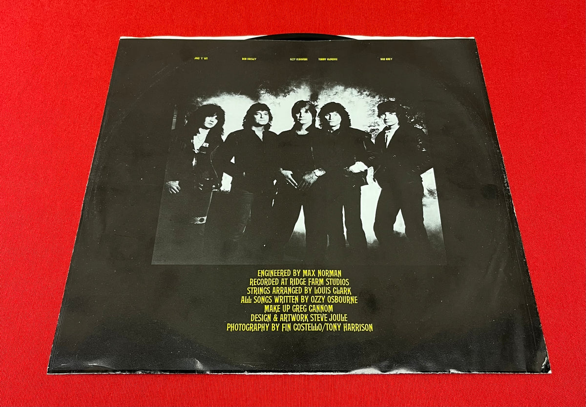 Ozzy Ozboure "Bark at the Moon" Grouping - LP Record,Tour Booklet & Postcard VTG 1980’s
