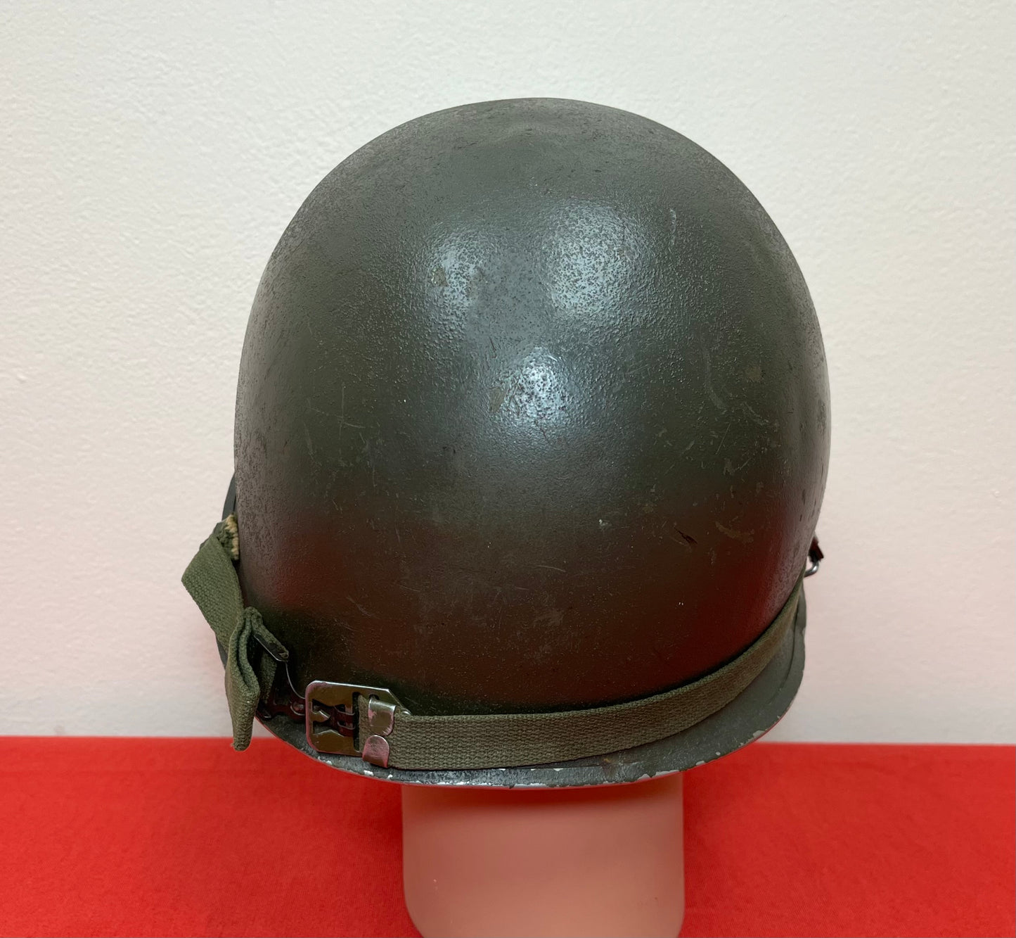 Authentic U.S. M1 Helmet & Liner Named W/ Insignia - Vietnam Era