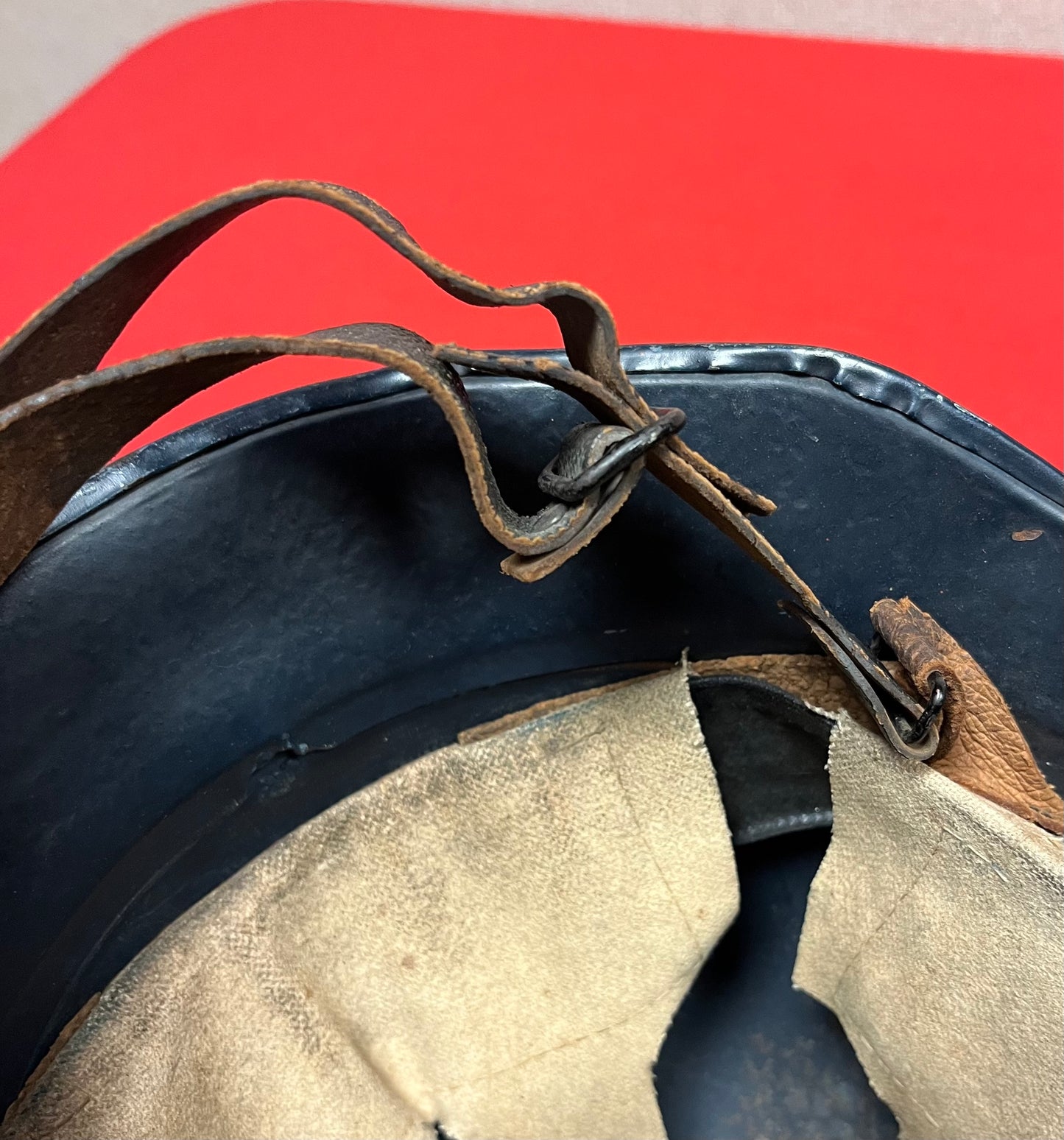 WW2 GERMAN M38 LUFTSCHUTZ "AIR RAID" GLADIATOR HELMET