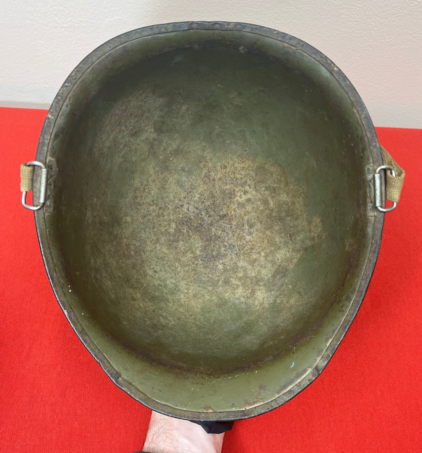 ORIGINAL WW2 U.S. M1 HELMET W/I  WESTINGHOUSE LINER