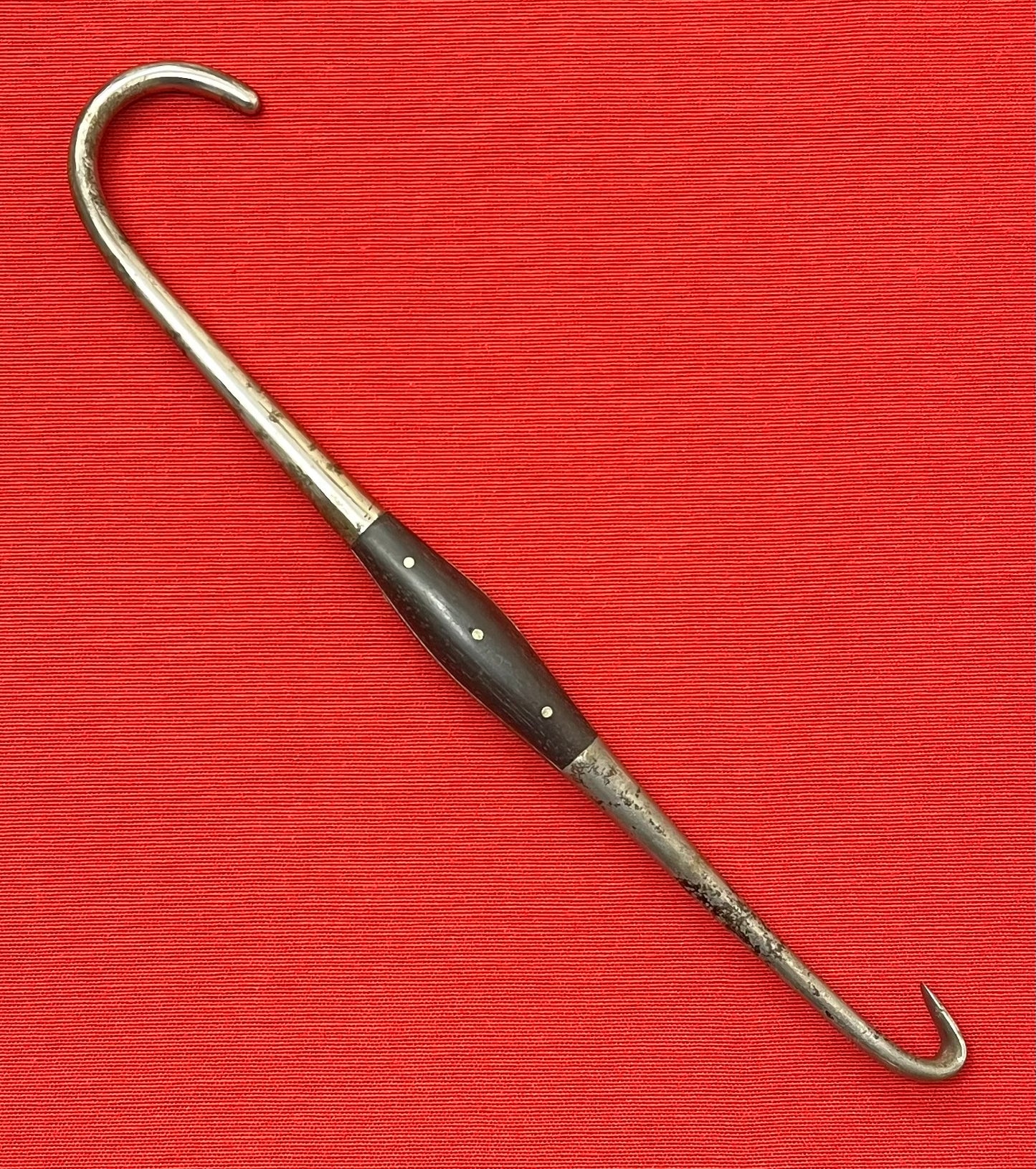 C.1855 Obstetric (Child Delivery) Blunt Hook & Crochet Set-Ferris & Co. Bristol