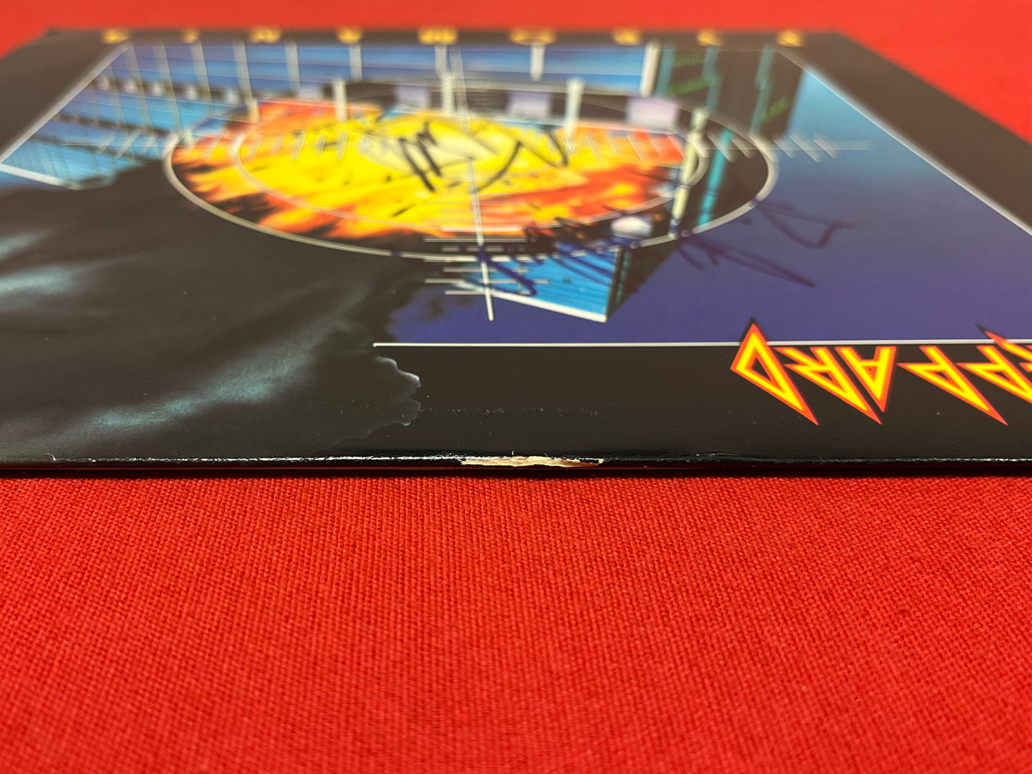 Def Leppard - Pyromania LP / Joe Elliott & Phil Collen Autographed 1983 Signed !!!