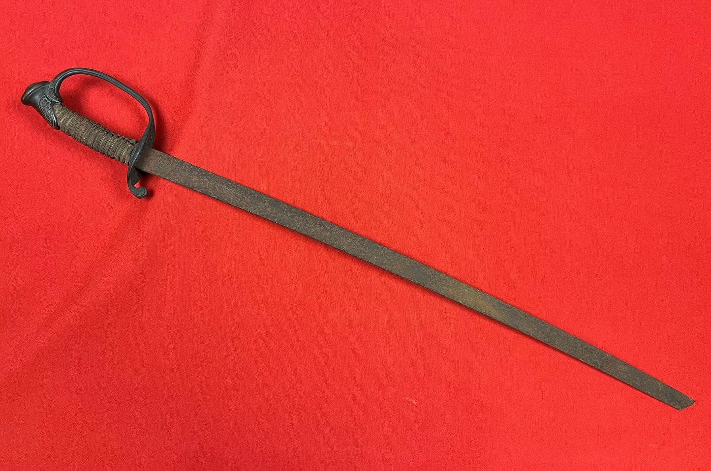 Civil War M1850 Foot Officers Sword Battlefield Pickup - Relic Condition