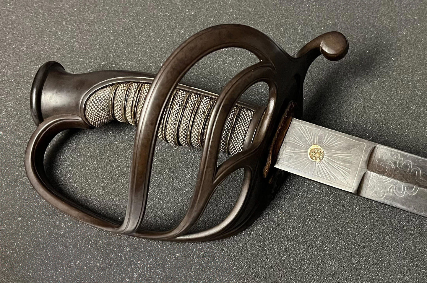 Original U.S. Civil War Officer’s Sword Non-Regulation / German Import by F. Horster - Engraved