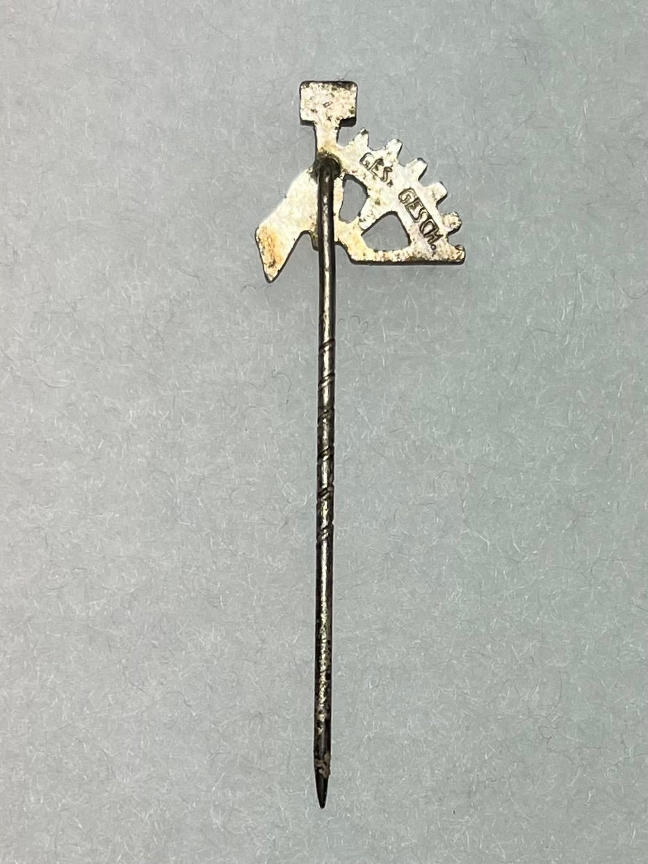 WW2 German (NSBO) National Socialist Factory Cell Organization Stickpin