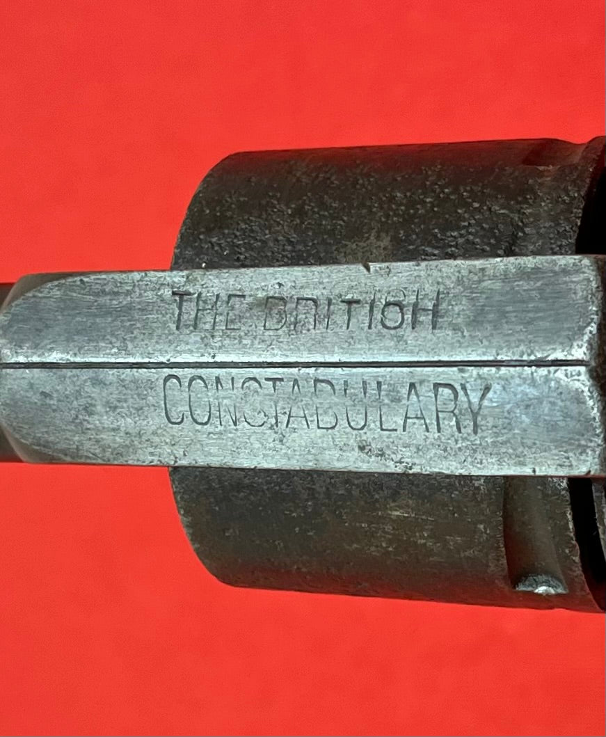 The British Constabulary (Webley Style) Revolver W/ Belgian Proof Marks Circa 1875