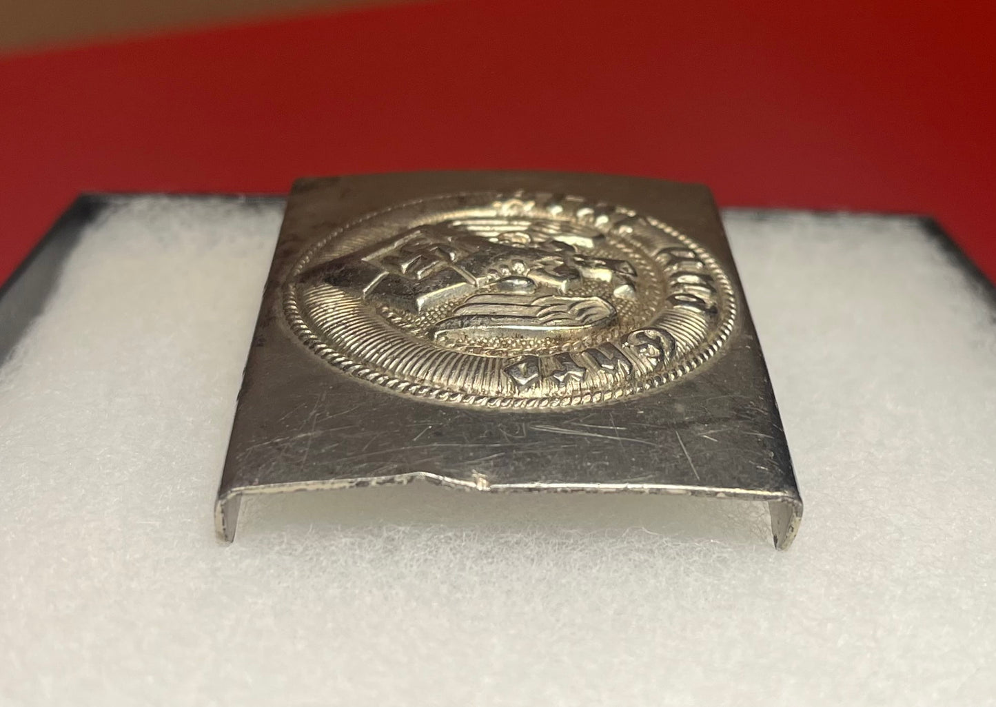 Original German WWII HJ (Hitler Youth) Belt Buckle - Marked RZM M4/45