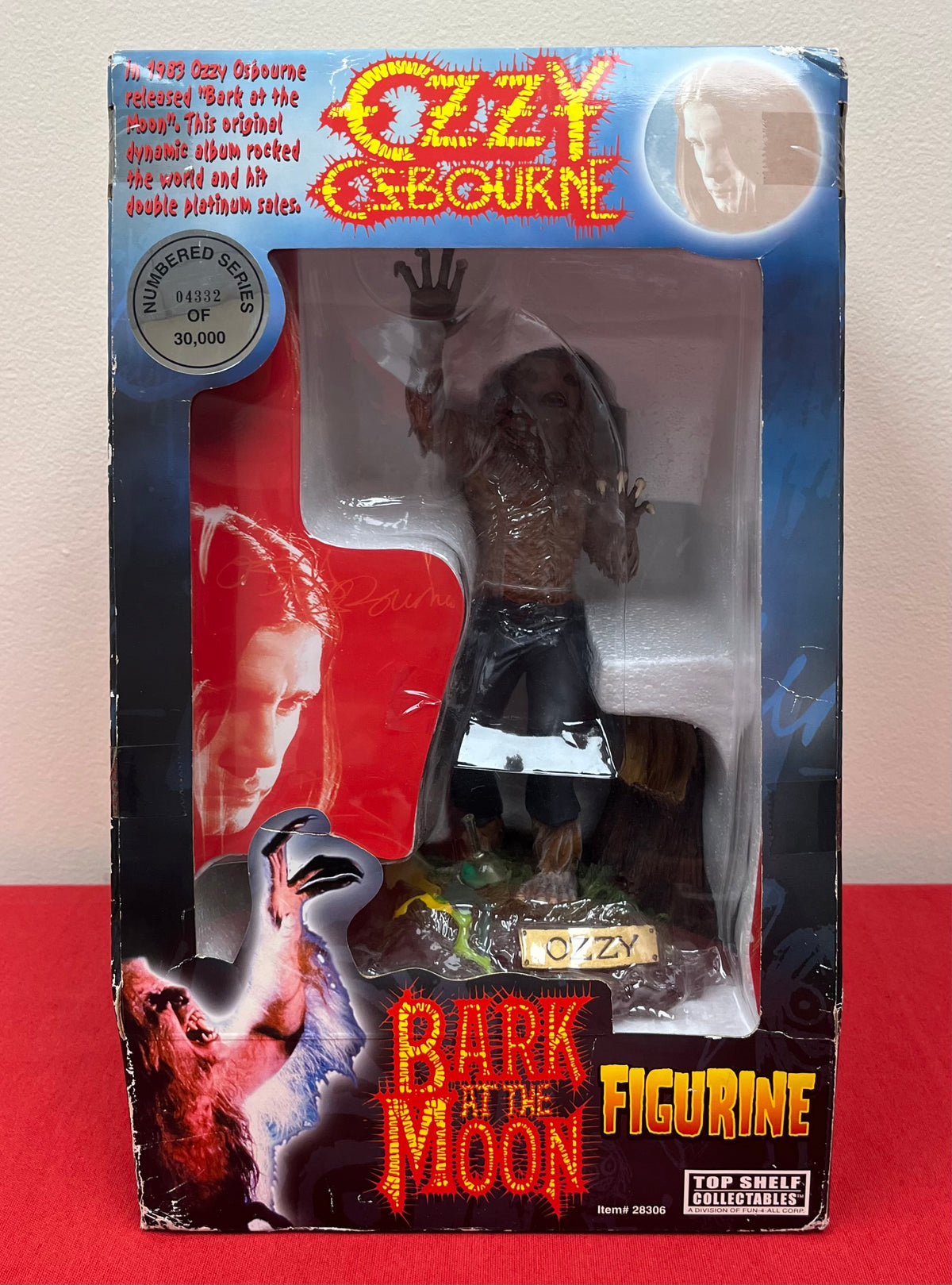 Ozzy Osbourne - "Bark At The Moon" Figurine 12" - Fun-4-All Top Shelf 2002
