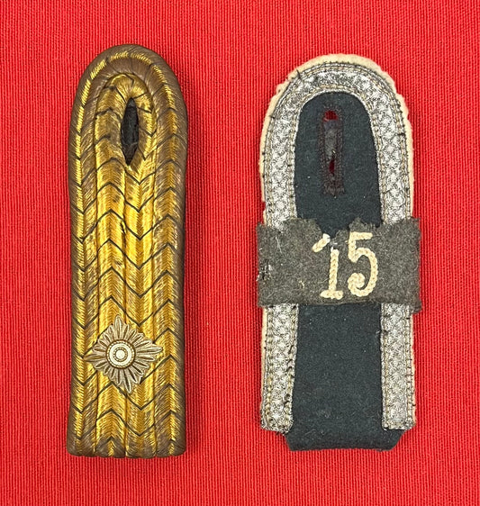 WW2 German Officer's Shoulder Boards (Two)