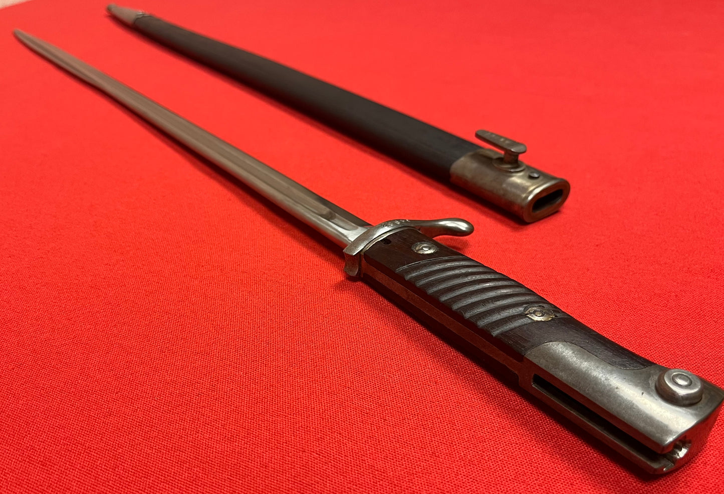 WW1 Era M1898 German "Quill Point" Bayonet W/ Matching Numbers by Simson & Co Suhl