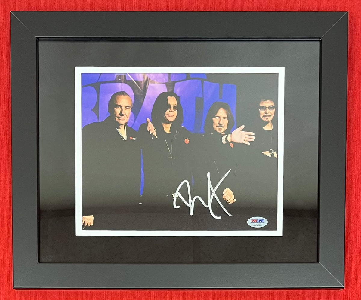 Black Sabbath - Bill Ward (Signed) Drummer 8x10 Photo Framed & Autographed PSA COA