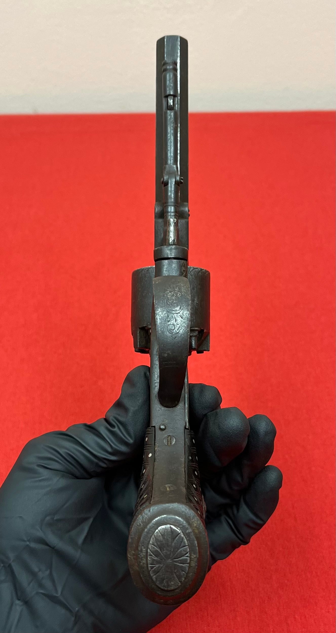 Civil War Era Webley-Bentley .44Cal Double Action Revolver W/ British Proof Marks Circa 1850s