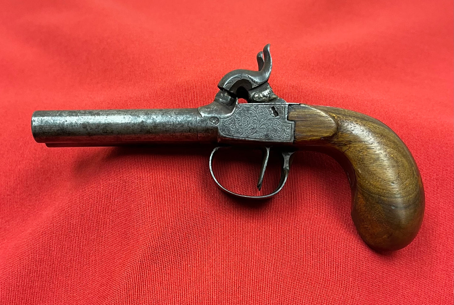 Civil War Era Belgian Double Barrel Percussion Boot Pistol Circa 1850-60