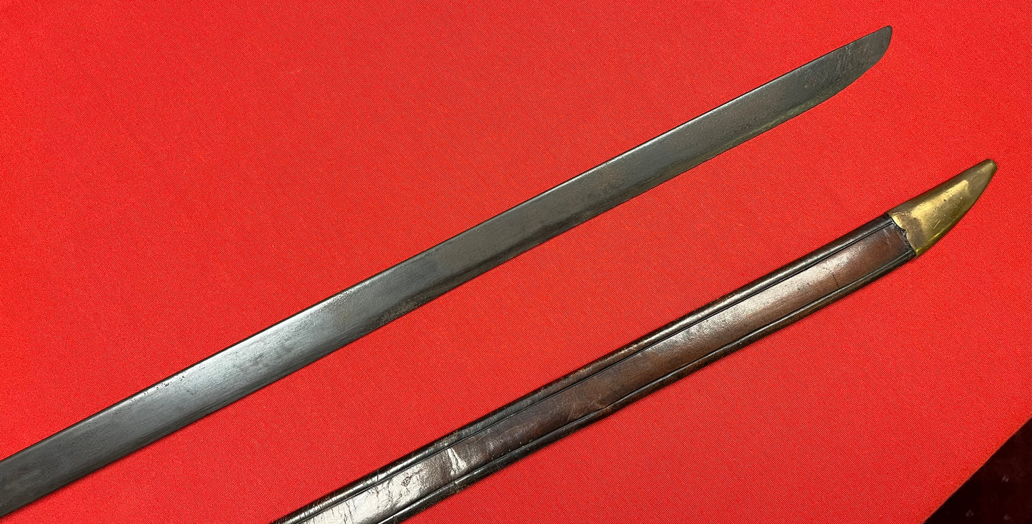 Original Spanish Officers Eagle Head Machete/Sword - Spanish American War 1898