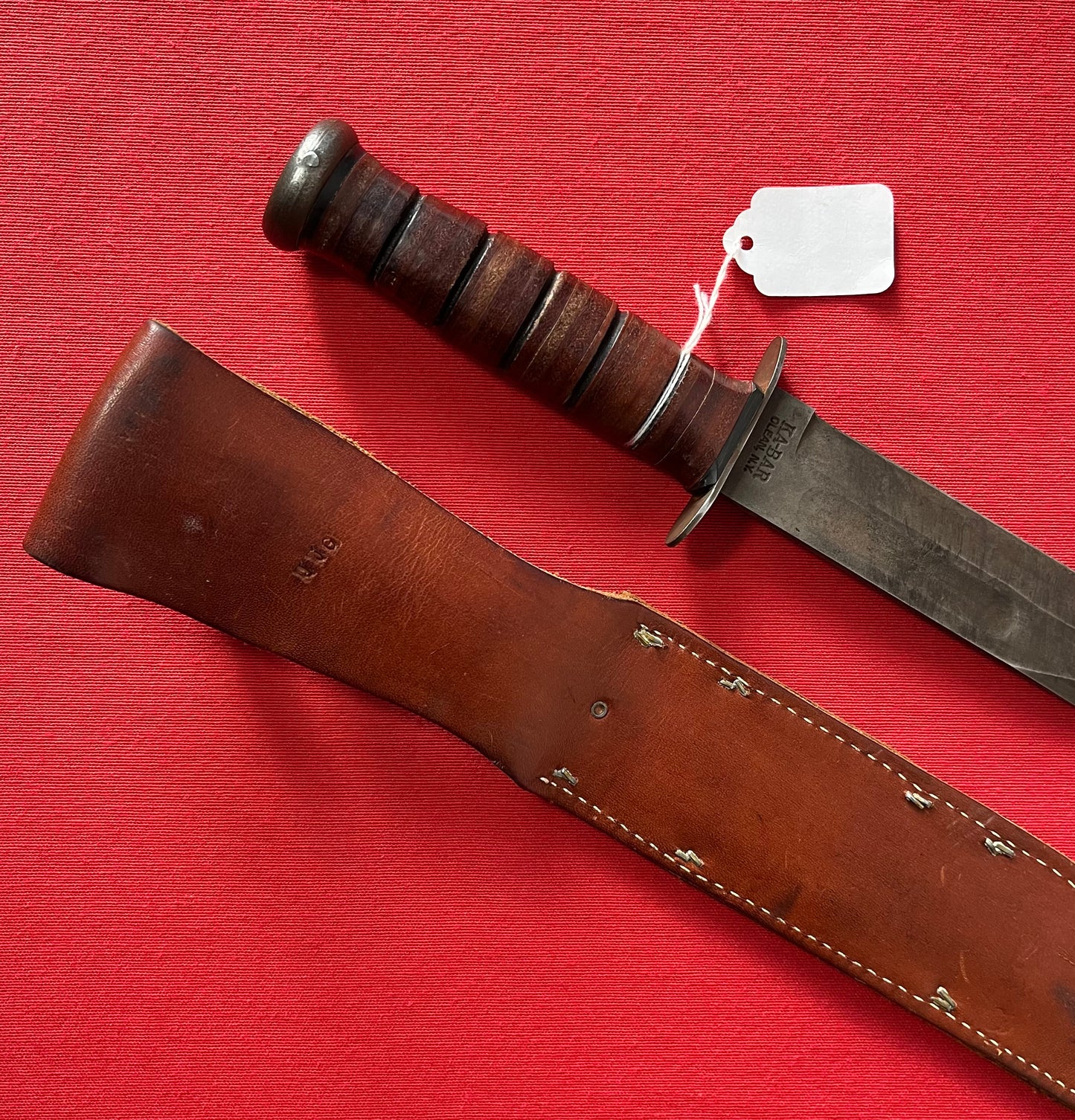 KA-BAR USMC MK2 Fighting / Survival Knife (Veteran Owned) Named- Post War Piece