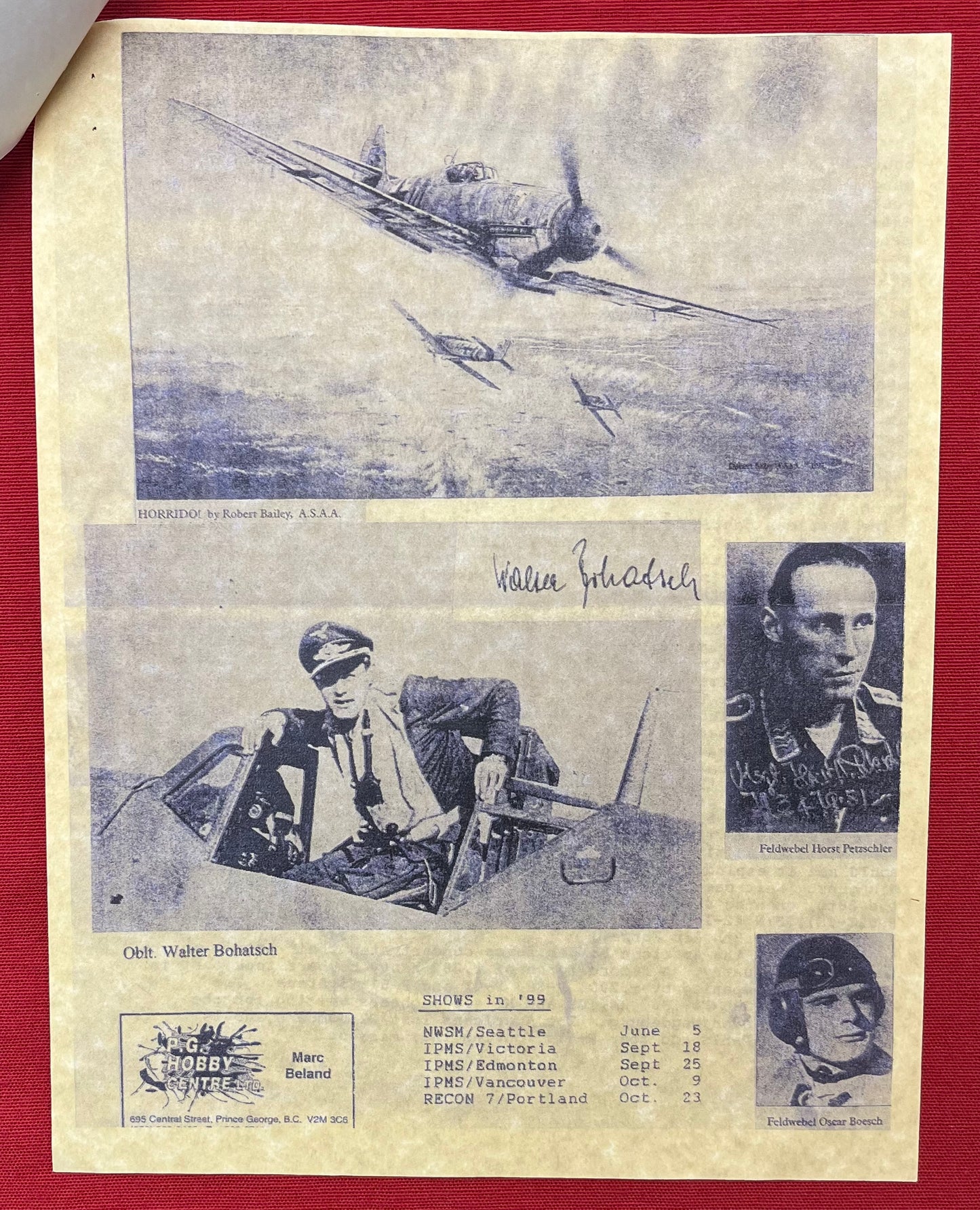 WWII German 1st Model Luftwaffe Dagger Personally Owned & Name Engraved to "Pilot" Horst Petzschler JG 31 & 51