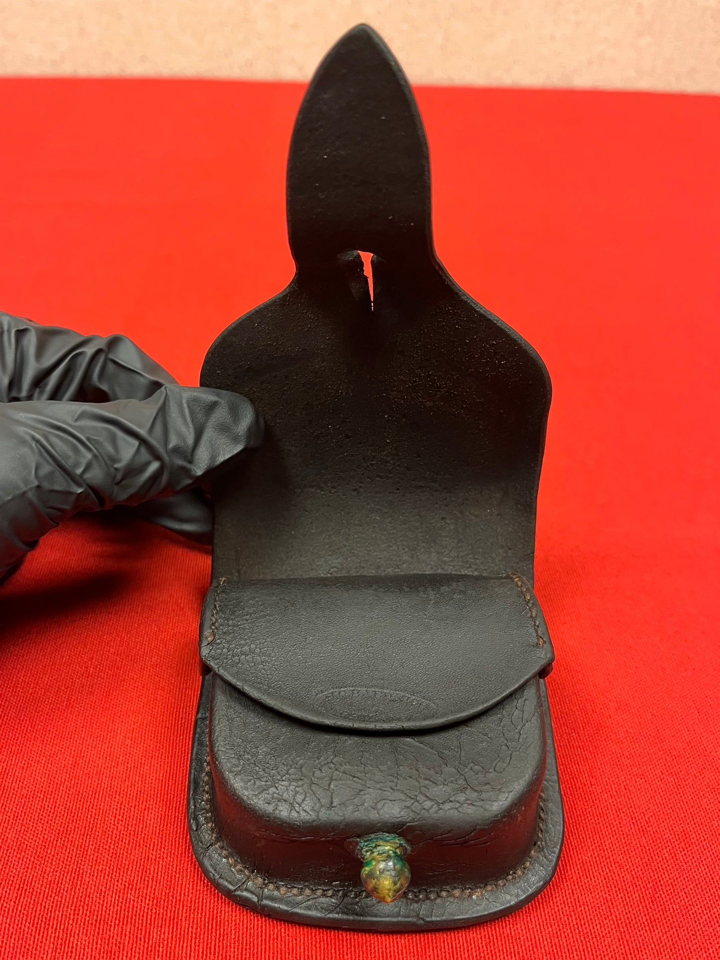 U.S. Civil War Percussion Cap Box By Henry G. Haedrich