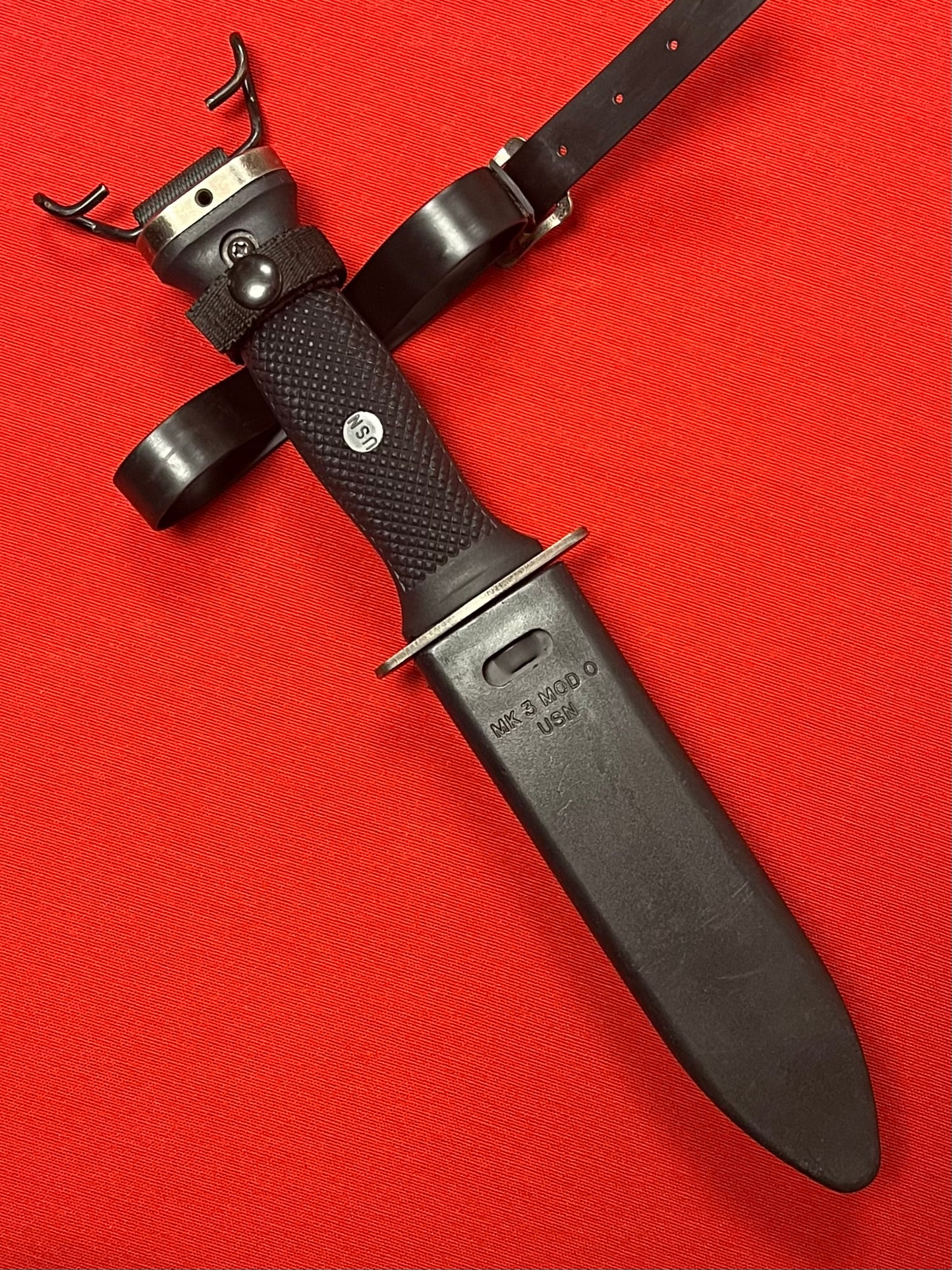 USN Navy Seal Mark 3 MK3 Mod 0 Diving/Survival Knife-Early Model