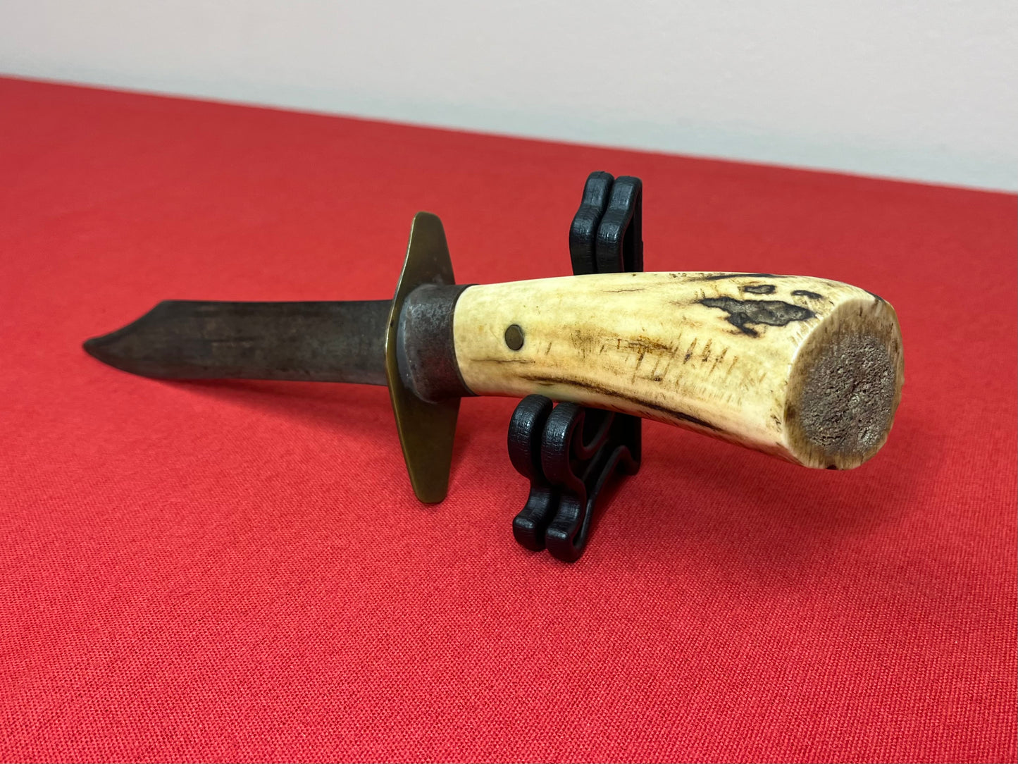19th Century Bowie Knife W/ Bone Handle - Authentic