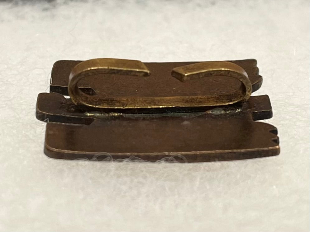 Original German WWII Red Cross DRK EM/NCO Visor Cap Insignia Badge