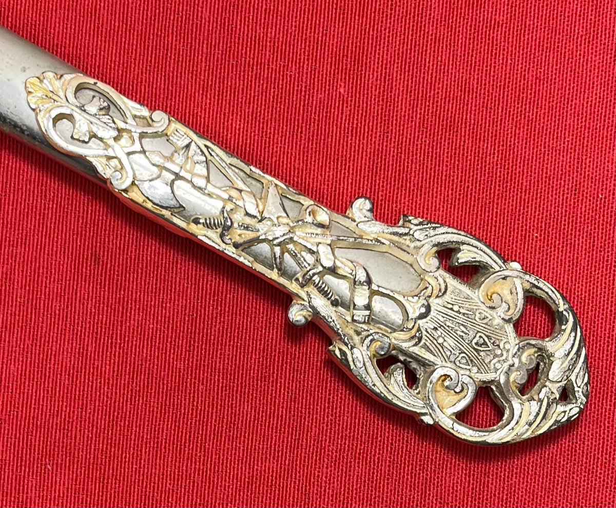 C. 1890 Knights Templar Fraternal Order Sword (Named & Engraved) by M.C. Lilley