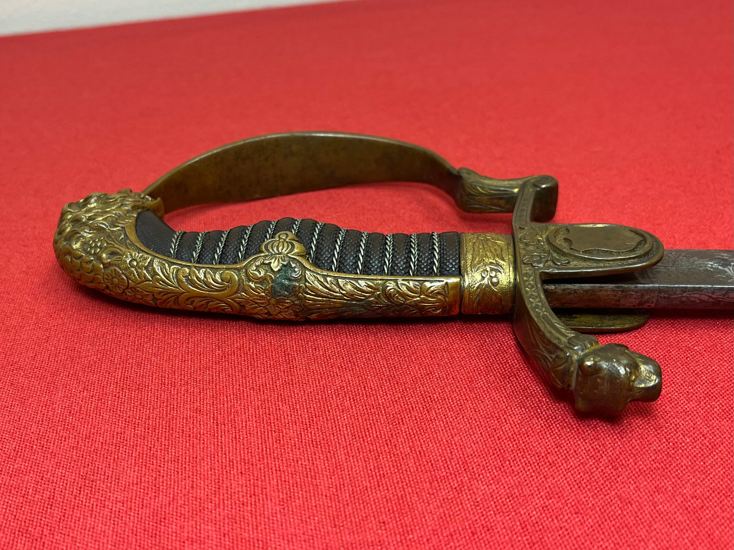 Pre WW1 Imperial German (Lions Head) Lancers Officer’s Sword - Engraved