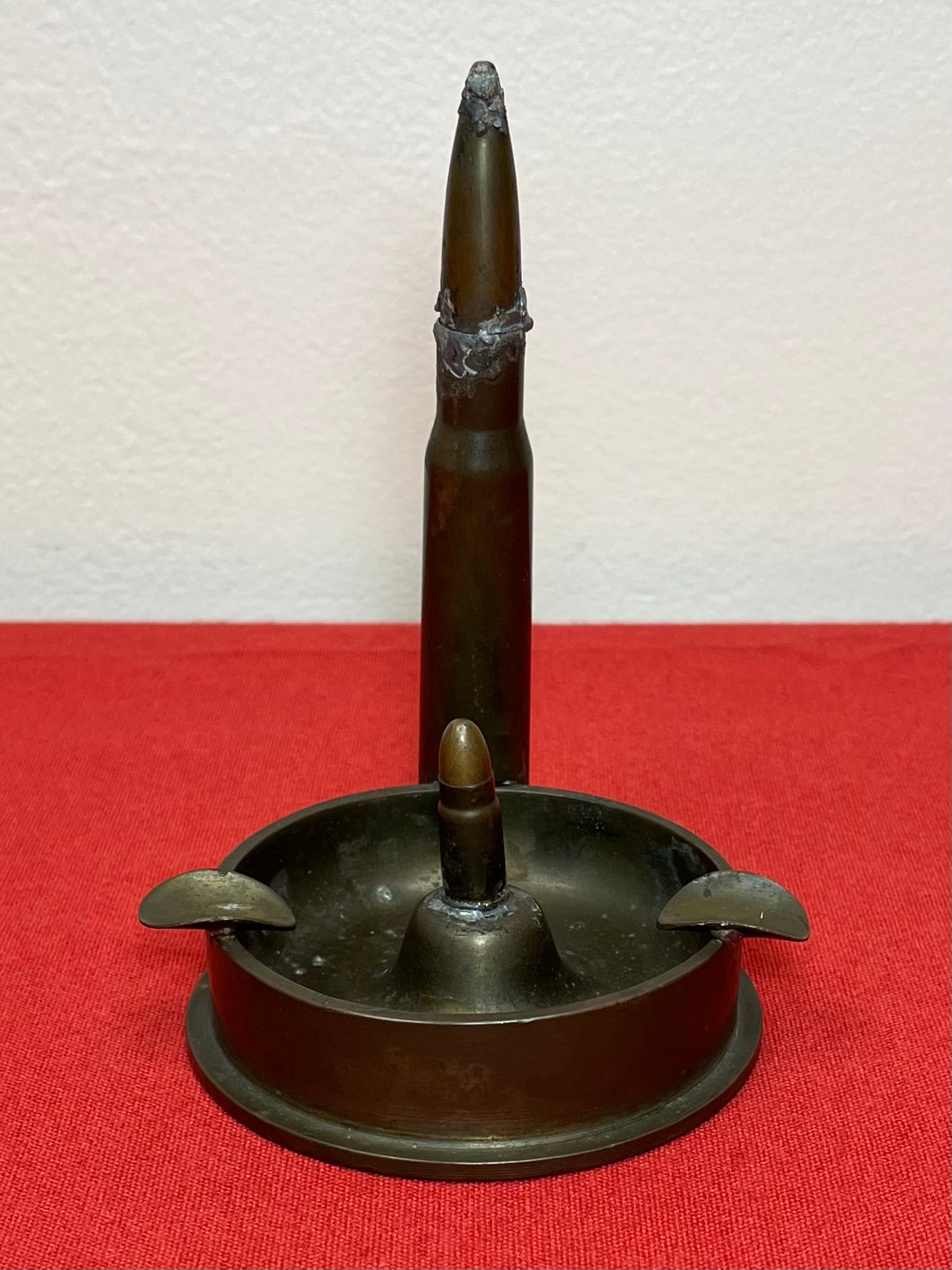 WWII JAPANESE ARTILLERY SHELL (TRENCH ART) ASHTRAY