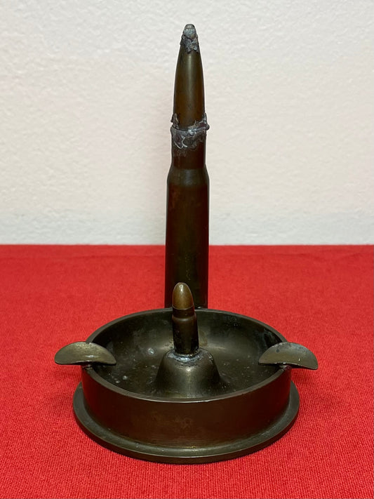 WWII JAPANESE ARTILLERY SHELL (TRENCH ART) ASHTRAY