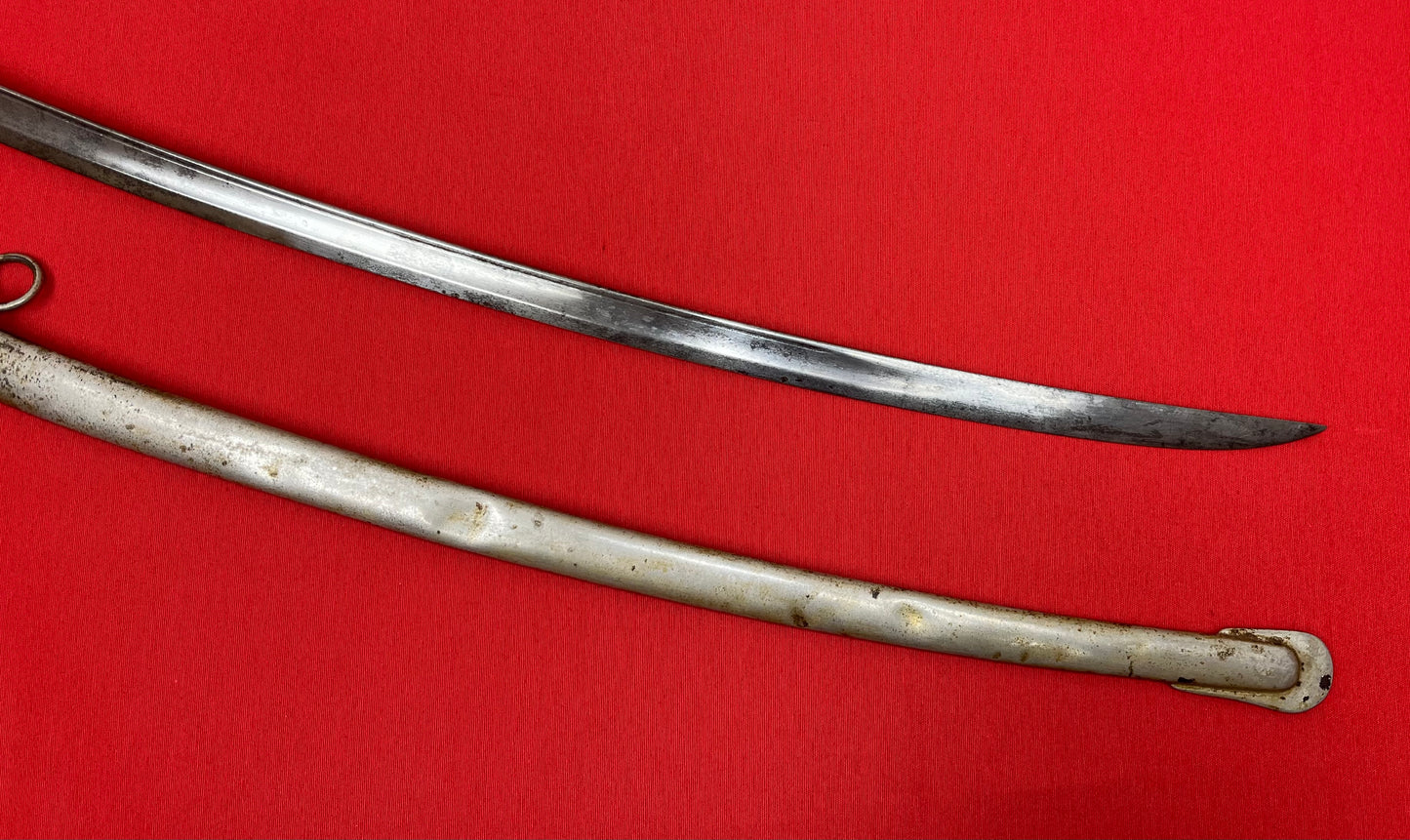 SCARCE - U.S. MODEL 1860 LIGHT CAVALRY SABER & SCABBARD BY - C. ROBY