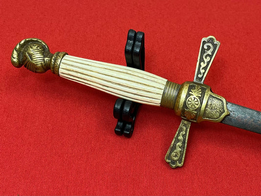 U.S. Civil War Era Militia Non-Commissioned Officer’s Sword Knights Head Pommel C.1850