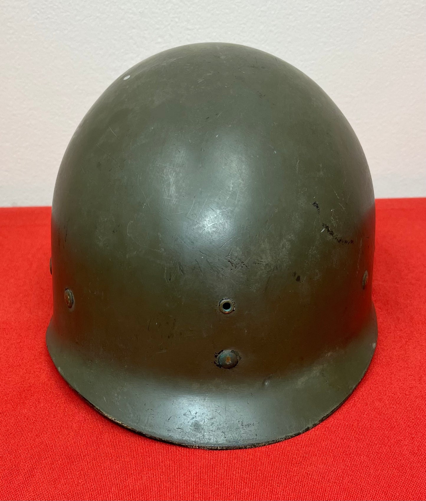 Authentic U.S. M1 Helmet & Liner Named W/ Insignia - Vietnam Era