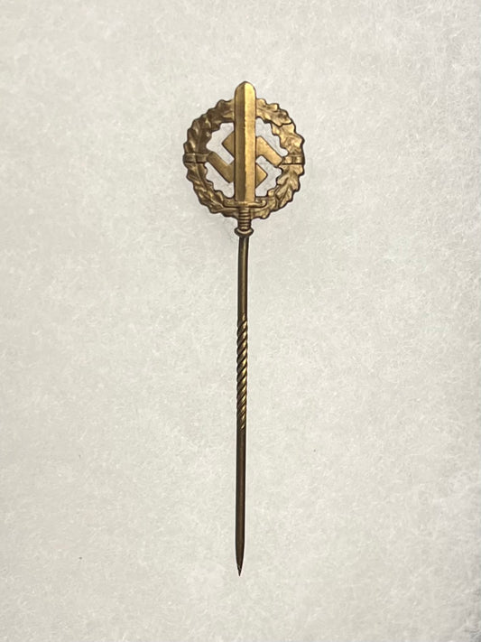 WW2 German SA “Bronze” Sports Badge Miniature Stick Pin