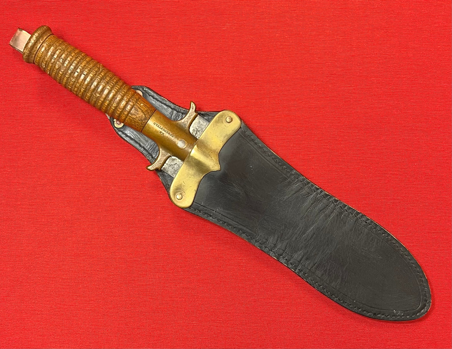 U.S. M1880 Hunting Knife Springfield Armory Spanish-American War Era