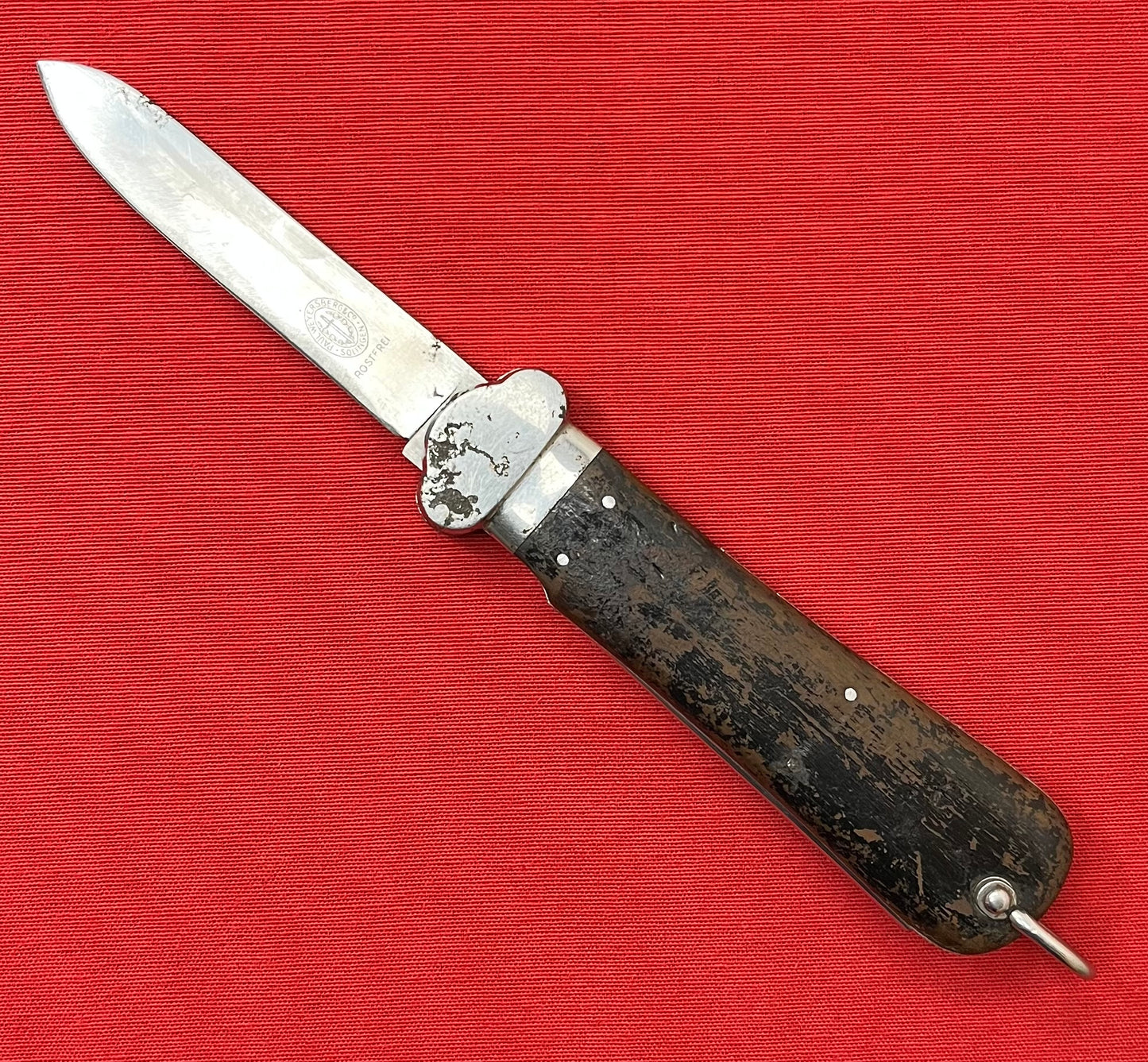 WWII German 1st Model Luftwaffe Fallschirmjäger Gravity Knife by Paul Weyersberg & Co