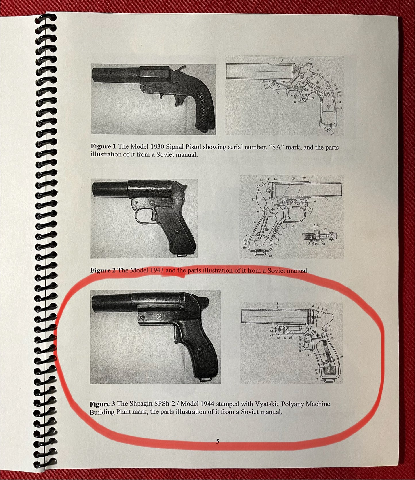 WW2 M1944 Russian Signal / Flare Pistol Model 1944 - Spsh2 (Documented)